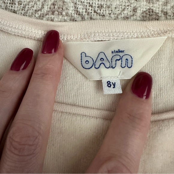 Atelier Barn Oslo Red Velour Skater Dress - Picture 3 of 7